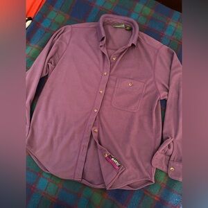 Cabela’s For Woman Purple Polartec Button Up Shirt